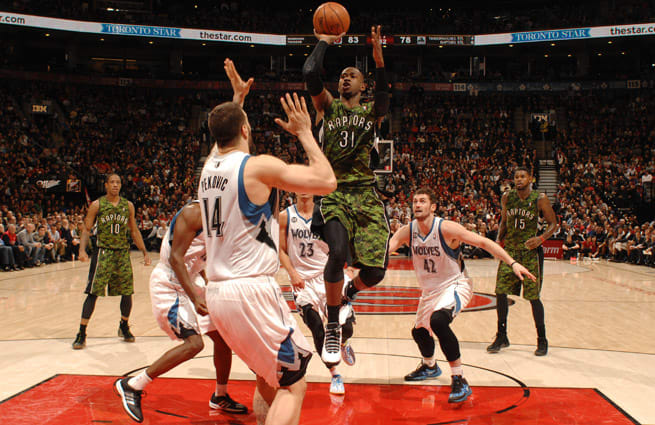 Terrence Ross has started the last 22 games for the Raptors, scoring in double-digits in 12 of them.